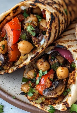 Grilled Chickpea Veggie Pita