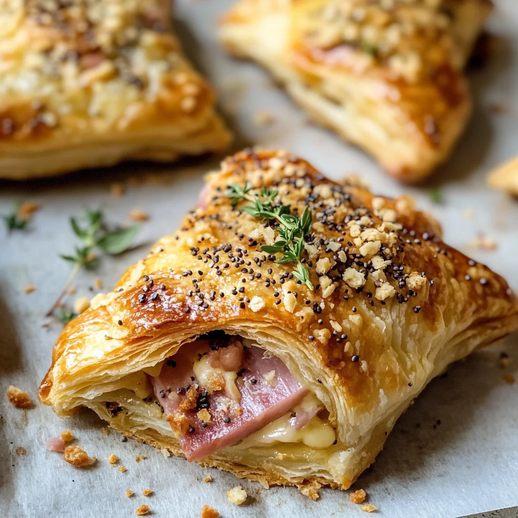 Ham & Cheese Puff Pastry