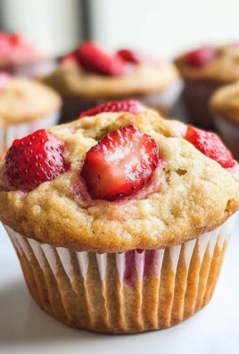 Healthy Strawberry Banana Yogurt Muffins