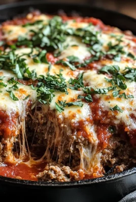 Italian-Style Cheesy Meatloaf Skillet