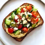 Mediterranean Hummus Toast with Za'atar