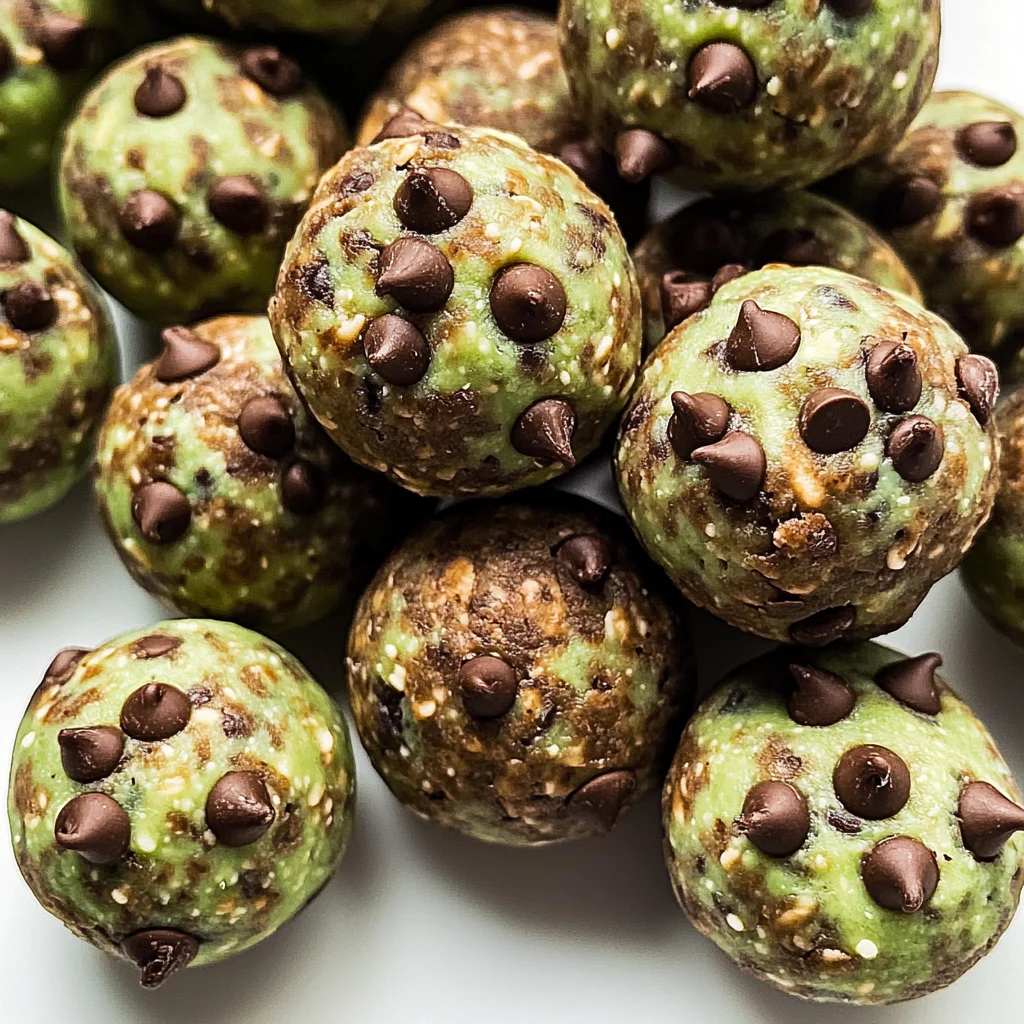 Mint Chocolate Chip Protein Balls