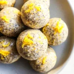 No-Bake Lemon Poppyseed Protein Balls