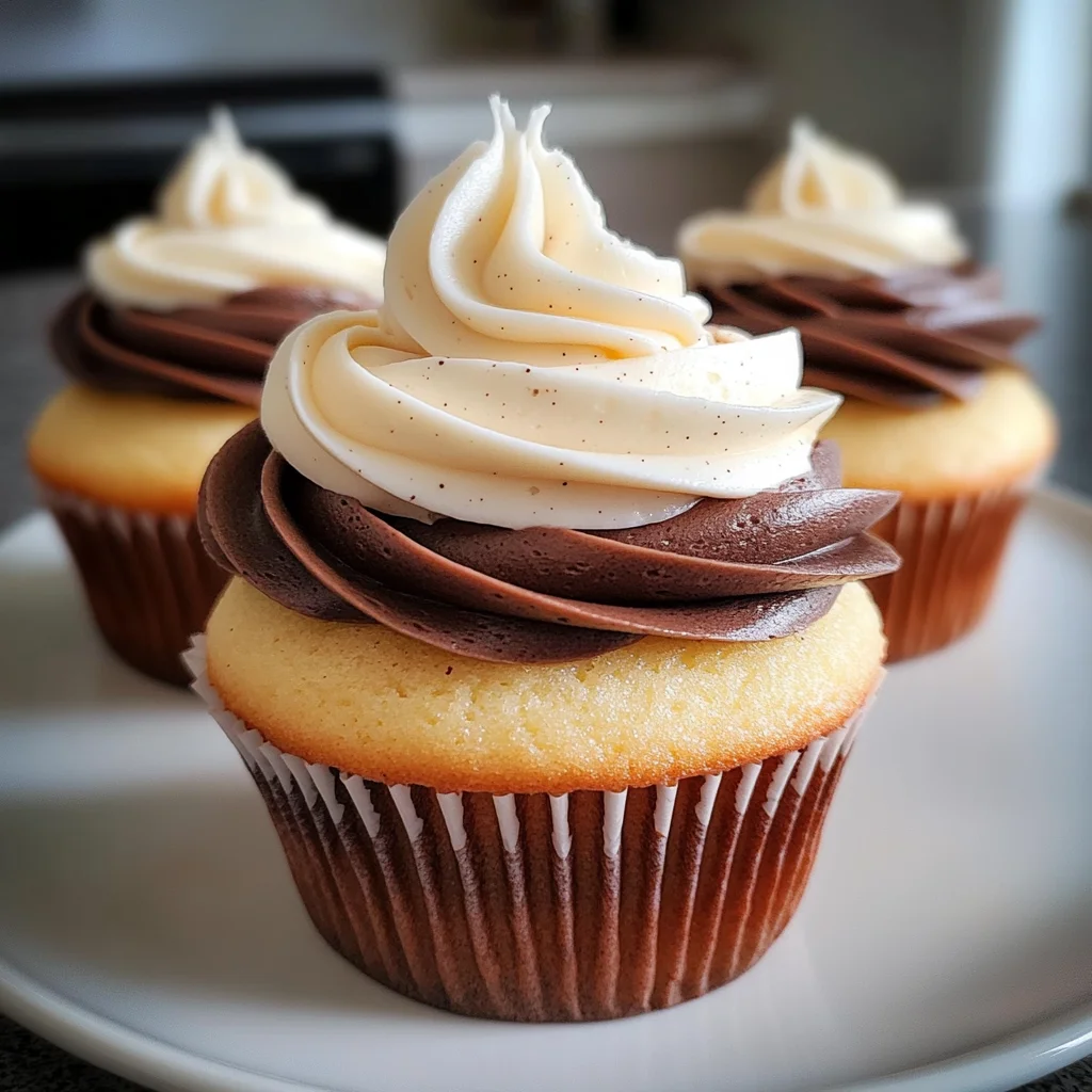 Perfect Swirl Cupcakes: Two-Tone Frosting Magic