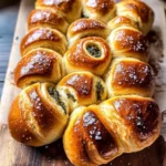 Salted Sage Honey Butter Brioche Rolls