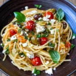 Simple Mediterranean Olive Oil Pasta