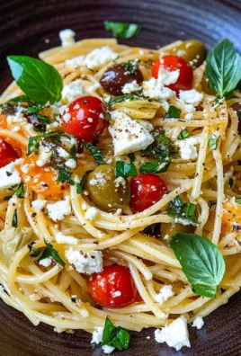 Simple Mediterranean Olive Oil Pasta