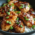 Sticky Sweet Chili Garlic Chicken Skillet