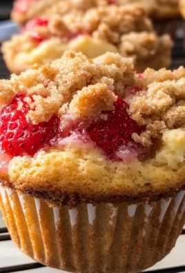 Strawberry Cream Cheese Muffins with Streusel Crumb Topping