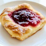 Sugar Raspberry Danish Bun