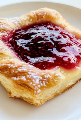 Sugar Raspberry Danish Bun