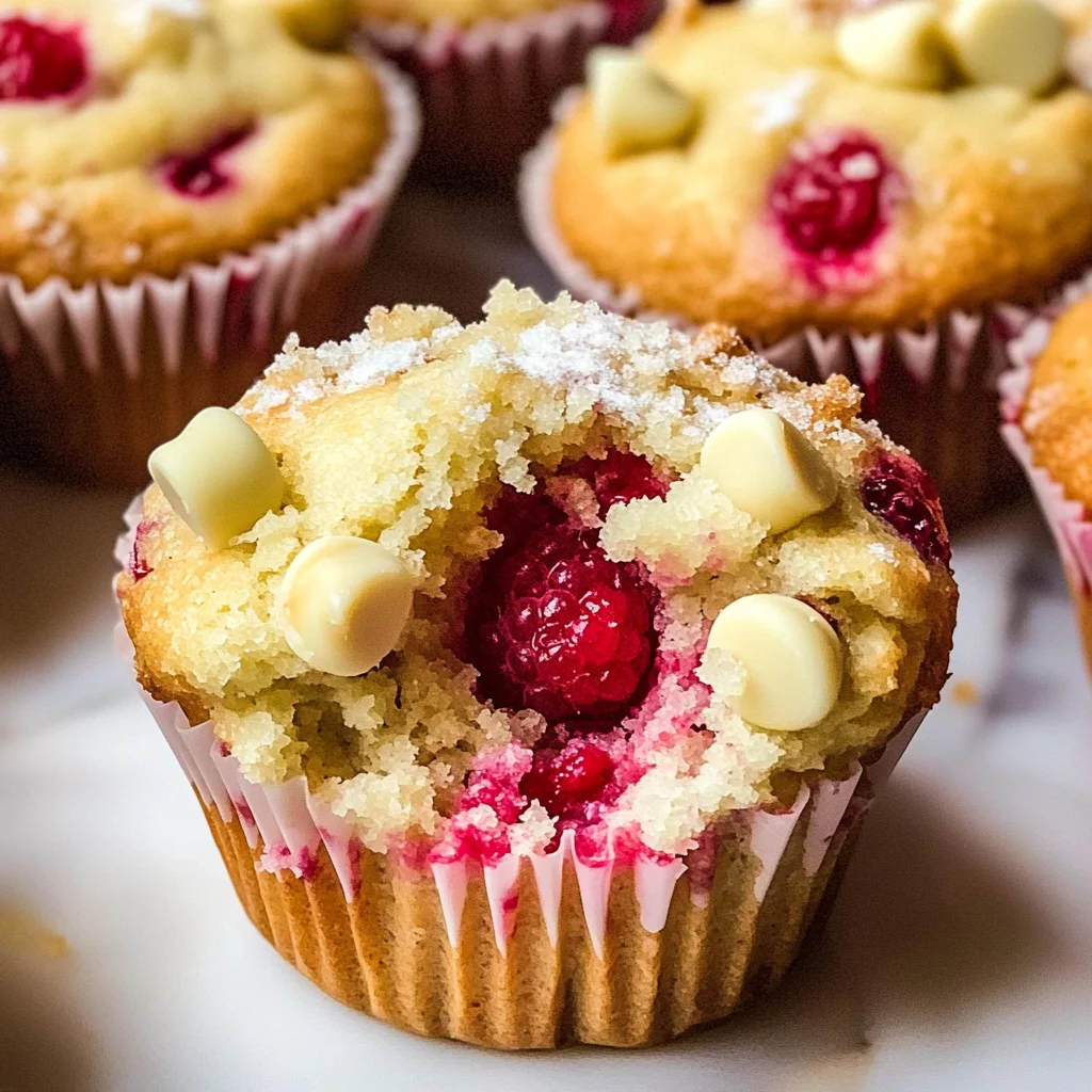White Chocolate Raspberry Muffins