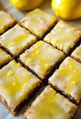 AMAZING LEMON BROWNIES RECIPE