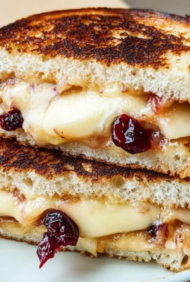 Apple and Cranberry Grilled Cheese