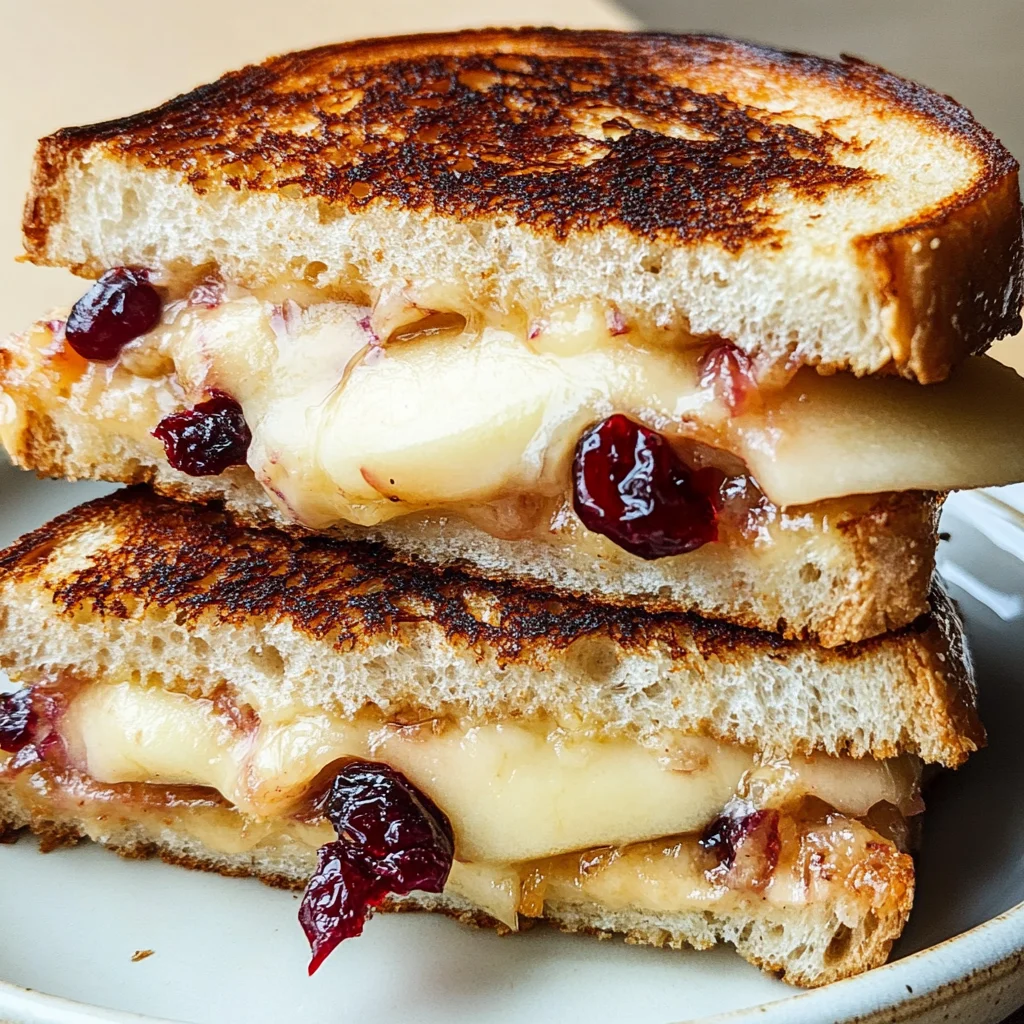 Apple and Cranberry Grilled Cheese