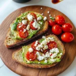 Avocado Toast with Feta and Cherry Tomatoes: A Perfectly Balanced Delight