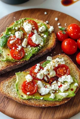 Avocado Toast with Feta and Cherry Tomatoes: A Perfectly Balanced Delight