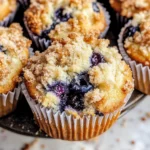 Bakery Style Blueberry Muffins