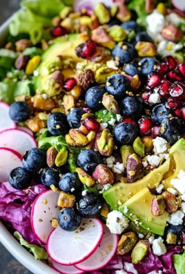 Blueberry Pistachio Spring Salad