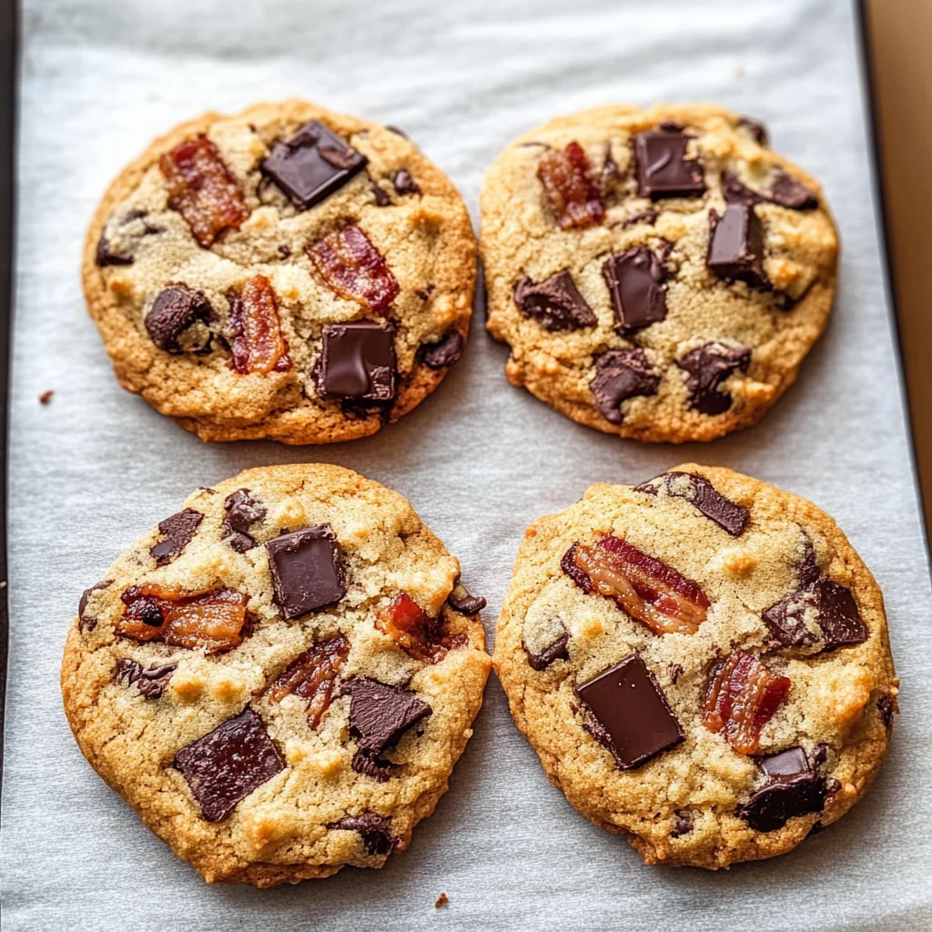 Bourbon Bacon Chocolate Chunk Cookies