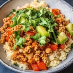Cauliflower Rice Turkey Bowl
