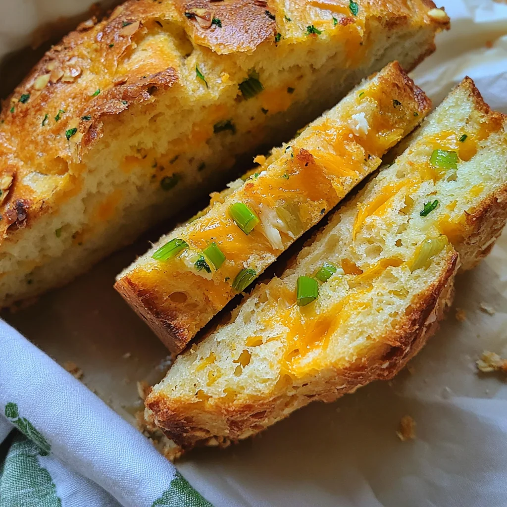 Cheddar and Green Onion Soda Bread