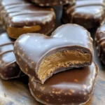 Chocolate Peanut Butter Valentine’s Heart