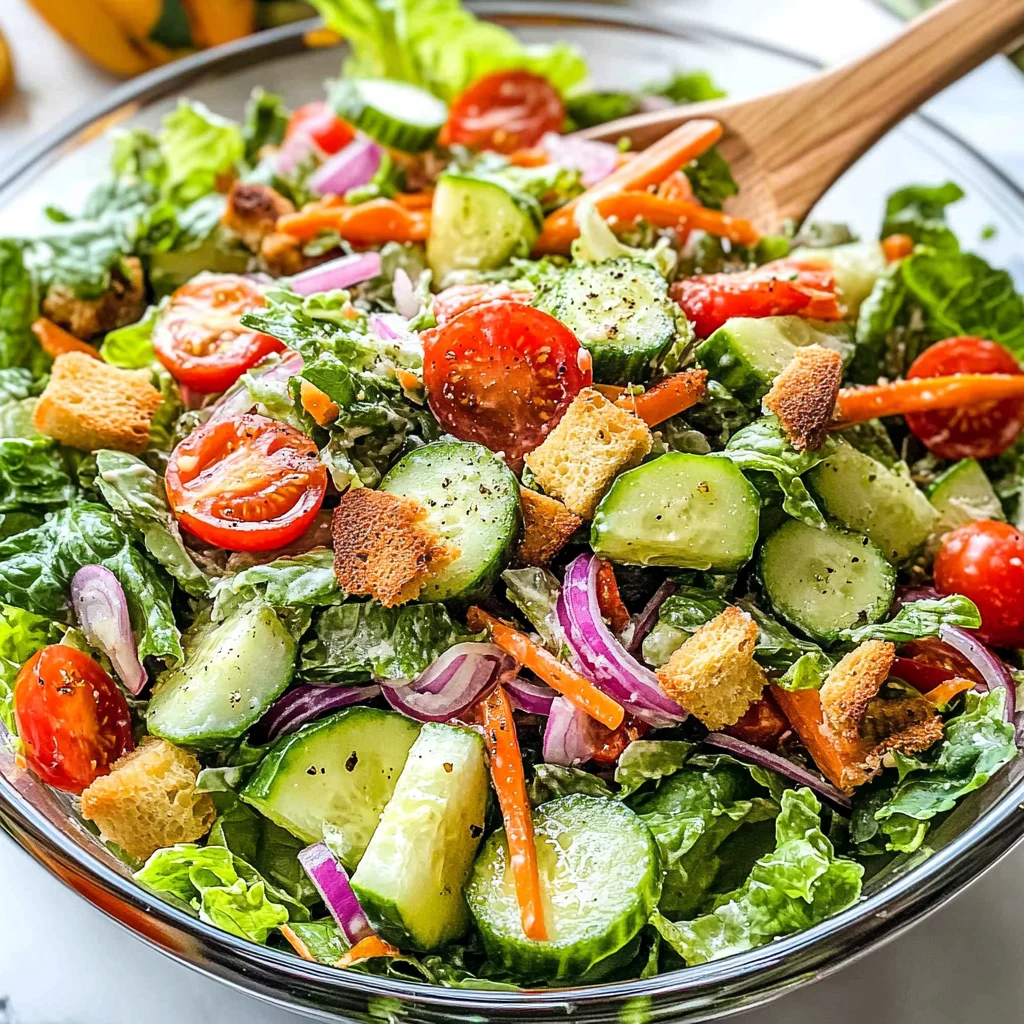 Classic House Salad - Quick and Easy