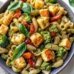 Colorful Halloumi Pasta Salad