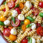 Creamy Caprese Pasta Salad