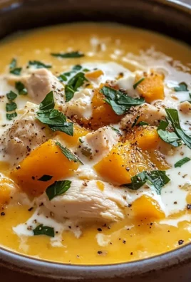 Creamy Chicken Butternut Squash Soup Recipe