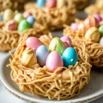 Easter Egg Peanut Butter Haystacks