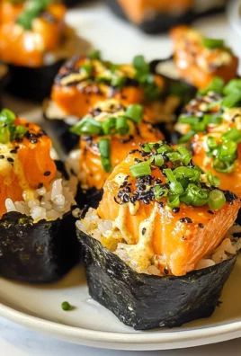 Easy Baked Salmon Sushi Cups (Viral Recipe)