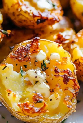 Easy Crispy Garlic Smashed Potatoes