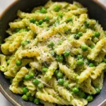 Easy lemony spring pea pasta
