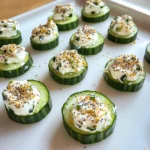 Everything Bagel Cucumber Bites