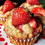 Fresh Strawberry Muffins