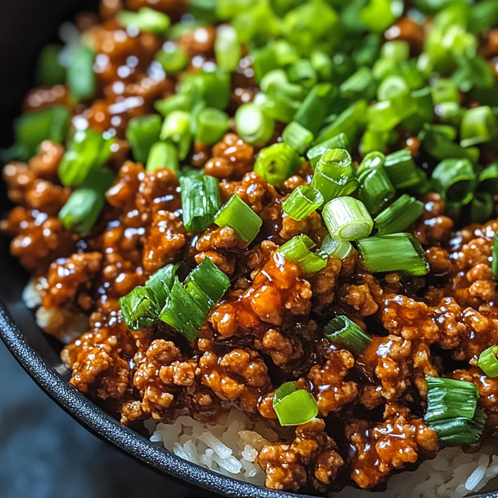 Honey Garlic Ground Turkey Recipe