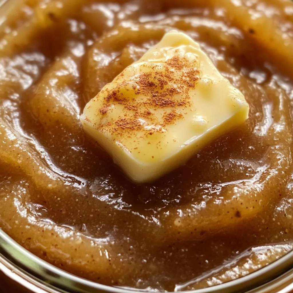 Hot Buttered Apple Sauce
