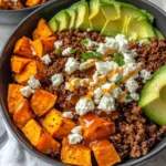 Hot Honey Sweet Potato Beef Bowls Recipe
