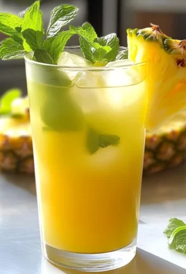Iced Pineapple Mint Green Tea