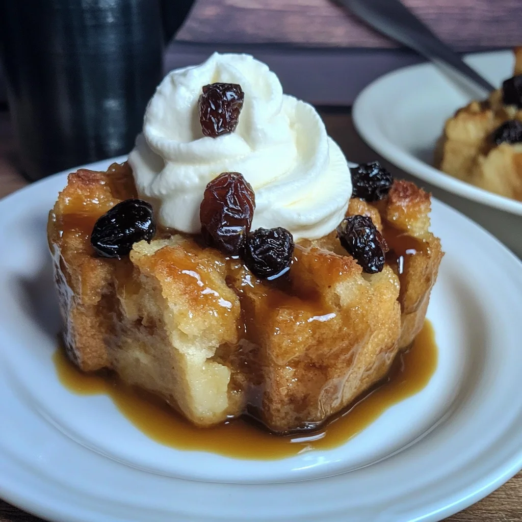 Irish Bread Pudding with Whiskey Sauce