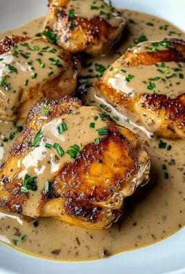 Irish Chicken in Whiskey Cream Sauce