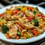 Lemon Chicken & Veggie Orzo Stir Fry: An Amazing Ultimate Recipe
