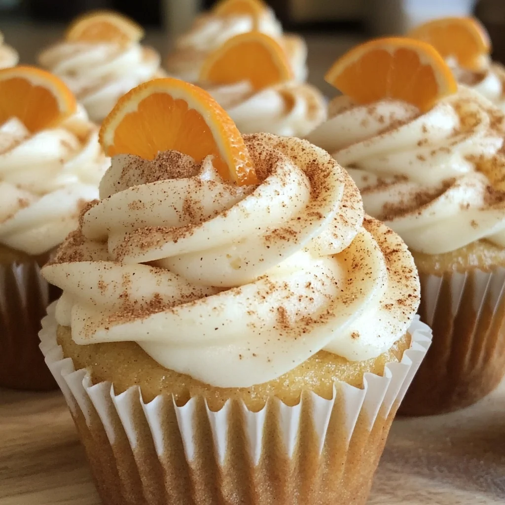 Orange Spice Cupcakes