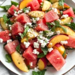 Peach Watermelon Salad: Refreshing Summer Delight Awaits!