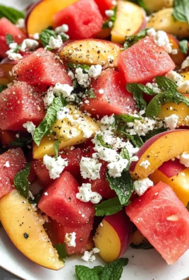 Peach Watermelon Salad: Refreshing Summer Delight Awaits!