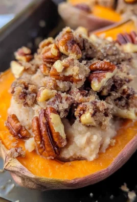 Pecan pie double baked sweet potatoes
