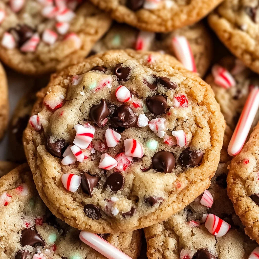 Peppermint Chocolate Chip Cookies