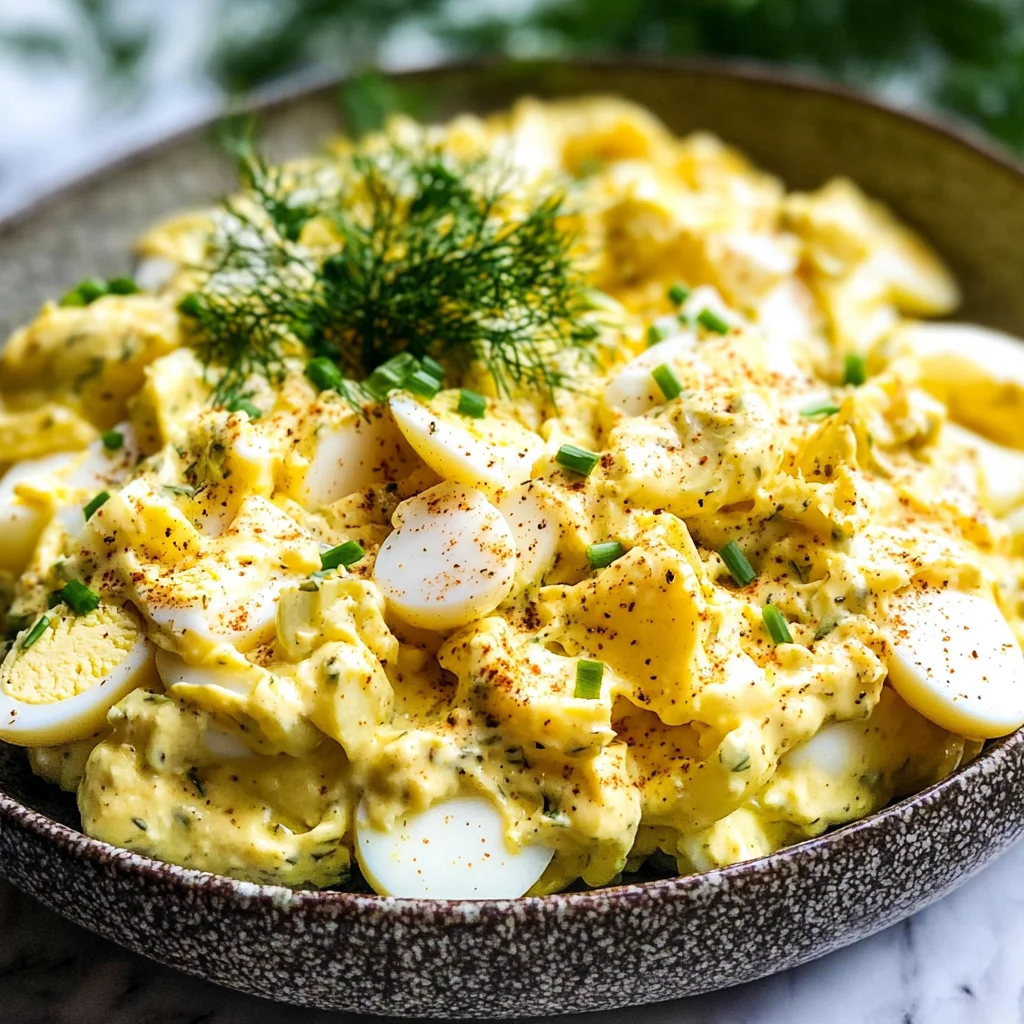 Quick Deviled Egg Salad (No Potatoes or Pasta!)